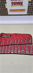 PROTO TOOLS J3100M 9MM-19MM 11 ANGLE WRENCHES